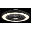 Lámparas Globo Lighting Blizzak lámpara ventilador de techo LED Negro, 1 luz, Mando a distancia