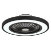 Lámparas Globo Lighting Blizzak lámpara ventilador de techo LED Negro, 1 luz, Mando a distancia