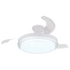 Lámparas Globo Lighting Beliz lámpara ventilador de techo LED Blanca, 1 luz, Mando a distancia