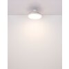 Lámparas Globo Lighting Beliz lámpara ventilador de techo LED Blanca, 1 luz, Mando a distancia