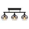 Lámparas Globo Lighting Maxy Plafones Negro, 3 luces