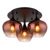 Lámparas Globo Lighting Maxy Plafones Cromo, Negro, 3 luces