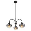 Lámparas Globo Lighting Maxy Lámparas suspendidas Negro, 3 luces