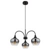 Lámparas Globo Lighting Maxy Lámparas suspendidas Negro, 3 luces