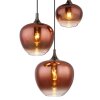 Lámparas Globo Lighting Maxy Lámparas suspendidas Cromo, Negro, 3 luces