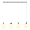 Lámparas Globo Lighting Maxy Lámparas suspendidas Cromo, Blanca, 4 luces