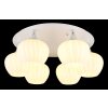 Lámparas Globo Lighting Maxy Plafones Cromo, Blanca, 6 luces