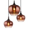 Lámparas Globo Lighting Maxy Lámparas suspendidas Cromo, Negro, 6 luces