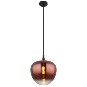 Lámparas Globo Lighting Maxy Lámparas suspendidas Cromo, Negro, 1 luz