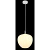 Lámparas Globo Lighting Maxy Lámparas suspendidas Cromo, Blanca, 1 luz