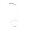 Lámparas Globo Lighting Maxy Lámparas suspendidas Cromo, Negro, 1 luz