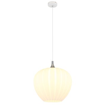 Lámparas Globo Lighting Maxy Lámparas suspendidas Cromo, Blanca, 1 luz