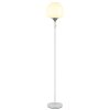 Lámparas Globo Lighting Maxy Lámpara de pie Cromo, Blanca, 1 luz