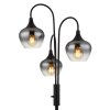 Lámparas Globo Lighting Maxy Lámpara de pie Negro, 3 luces