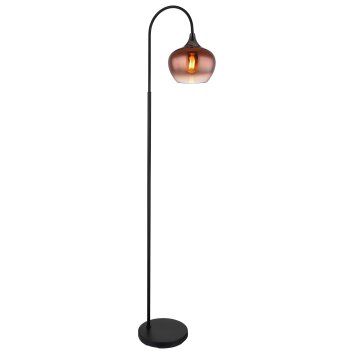 Lámparas Globo Lighting Maxy Lámpara de pie Cromo, Negro, 1 luz