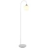 Lámparas Globo Lighting Maxy Lámpara de pie Cromo, Blanca, 1 luz