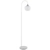 Lámparas Globo Lighting Maxy Lámpara de pie Cromo, Blanca, 1 luz