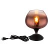 Lámparas Globo Lighting Maxy Lámparas de mesa Cromo, Negro, 1 luz