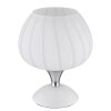 Lámparas Globo Lighting Maxy Lámparas de mesa Cromo, Blanca, 1 luz