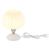 Lámparas Globo Lighting Maxy Lámparas de mesa Cromo, Blanca, 1 luz