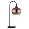 Lámparas Globo Lighting Maxy Lámparas de mesa Cromo, Negro, 1 luz