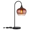 Lámparas Globo Lighting Maxy Lámparas de mesa Cromo, Negro, 1 luz