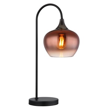 Lámparas Globo Lighting Maxy Lámparas de mesa Cromo, Negro, 1 luz