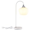 Lámparas Globo Lighting Maxy Lámparas de mesa Cromo, Blanca, 1 luz