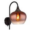 Lámparas Globo Lighting Maxy Apliques Cromo, Negro, 1 luz