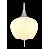 Lámparas Globo Lighting Maxy Apliques Cromo, Blanca, 1 luz