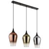 Lámparas Globo Lighting Lavus Lámparas suspendidas Negro, 3 luces