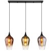 Lámparas Globo Lighting Lavus Lámparas suspendidas Negro, 3 luces