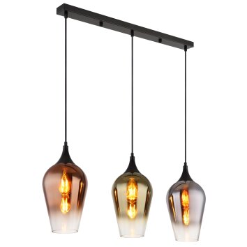 Lámparas Globo Lighting Lavus Lámparas suspendidas Negro, 3 luces