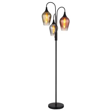 Lámparas Globo Lighting Lavus Lámpara de pie Negro, 3 luces