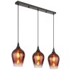 Lámparas Globo Lighting Lavus Lámparas suspendidas Cromo, Negro, 3 luces