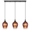 Lámparas Globo Lighting Lavus Lámparas suspendidas Cromo, Negro, 3 luces