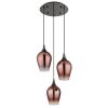 Lámparas Globo Lighting Lavus Lámparas suspendidas Cromo, Negro, 3 luces