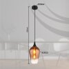 Lámparas Globo Lighting Lavus Lámparas suspendidas Negro, 1 luz