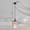 Lámparas Globo Lighting Lavus Lámparas suspendidas Negro, 1 luz