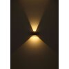 Lámparas Globo Lighting Alina Apliques LED Madera oscura, Crudo, Negro, 1 luz