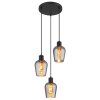 Lámparas Globo Lighting Ryan Lámparas suspendidas Negro, 3 luces