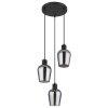 Lámparas Globo Lighting Ryan Lámparas suspendidas Negro, 3 luces