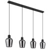 Lámparas Globo Lighting Ryan Lámparas suspendidas Negro, 4 luces