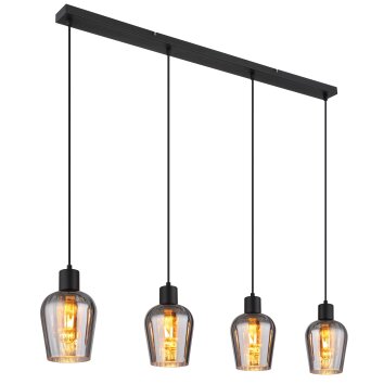 Lámparas Globo Lighting Ryan Lámparas suspendidas Negro, 4 luces