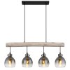 Lámparas Globo Lighting Ryan Lámparas suspendidas Crudo, Negro, 4 luces