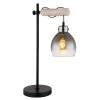 Lámparas Globo Lighting Ryan Lámparas de mesa Crudo, Negro, 1 luz