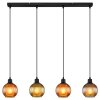 Lámparas Globo Lighting Zumba Lámparas suspendidas Negro, 4 luces