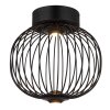 Lámparas Globo Lighting Galway Plafones LED Negro, 1 luz