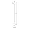 Lámparas Globo Lighting Labora Lámparas suspendidas LED Negro, 1 luz