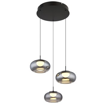 Lámparas Globo Lighting Quintara Lámparas suspendidas LED Negro, 1 luz